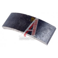 Накладка тормозной колодки ЗИЛ-130, ЛАЗ передн. Wшир.=70мм;Lдуги=202.5мм;hтолщ.=16мм АТИ — 130-3501105