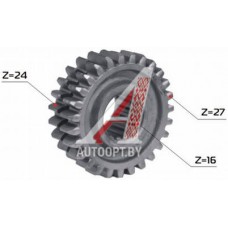 Шестерня КПП МТЗ 4-5-й передачи Z=27/24 РУП МЗШ — 50-1701048-А