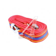 Трос буксировочный 7т 5м ленточный (крюк-крюк) БОГАТЫРЬ — 7Т6М-к