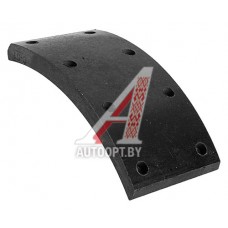 Накладка тормозной колодки ПАЗ-4234 задней сверл.б/а Wшир.=100мм;Lдуги=200мм;hтолщ.=11.1/16.2мм ТИИР — 16.3502110 (ТИИР-459)