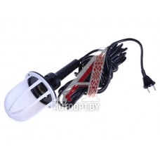 Лампа переносная 220V провод 10м пластиковый колпак с кольцом ЛИВНЫ-ЭЛЕКТРО — НРБ-01-60-001