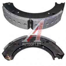 Колодки тормозные ЗИЛ-130,133,433360 передние сварные с роликом (70мм) (1шт.) КАС — 133-3501090