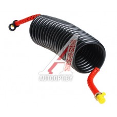 Шланг пневматический витой М16 L=4.5м (красный) WABCO — 452 711 006 0