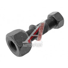 Шпилька колеса HYUNDAI HD72,78 переднего левая длинная (с гайками) (гайка 41) (черная) TYB — 51755-45200S