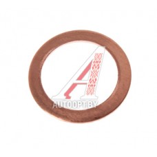 Шайба 16.0х22.0х1.0 ЯМЗ Ф.Т.О.Т. медная (плоская) — 201-1117120