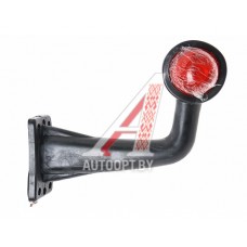 Фонарь габаритный красно-белый (рожок-Г, светодиод, Е-207, 24V) АВТОТОРГ — AT22170