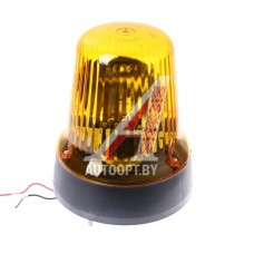 Маяк проблесковый 12V стационарный (лампа Н1) желтый САКУРА — С12-55