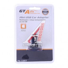 Переходник гнезда прикуривателя на mini USB Car Adapter (4.6х3.2)  PA-1098