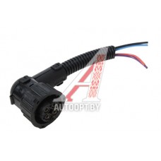 Штекер МАЗ угловой (4 провода, байонет) — 1845-967325-4