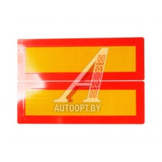 Табличка ДЛИННОМЕР 20х60см (2шт.) светоотражающая (призма) — ДЛИННОМЕР 20х60