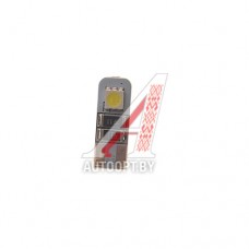 Лампа светодиодная 24V W5W T10W W2.1x9.5d 6000K бесцокольная 2 LED с обманкой CANbus MEGAPOWER — 70212W-24
