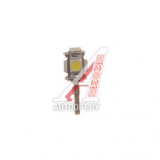 Лампа светодиодная 24V W5W T10W W2.1x9.5d 6000K бесцокольная 5 LED с обманкой CANbus MEGAPOWER — 70214W-24