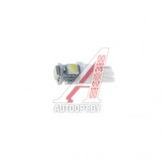 Лампа светодиодная 24V W5W T10W W2.1x9.5d 6000K бесцокольная 4 LED MEGAPOWER — 10713W-24