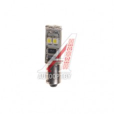 Лампа светодиодная 12V T4W BA9s 6000K 8 светодиодов с обманкой CANbus MEGAPOWER — 70223W