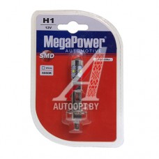 Лампа светодиодная 12V H1 P14.5s 6000K блистер (1шт.) MEGAPOWER — 80525бл