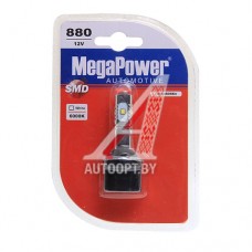 Лампа светодиодная 12V H27W/1 PG13 6000K 5 светодиодов блистер (1шт.) MEGAPOWER — 80606бл