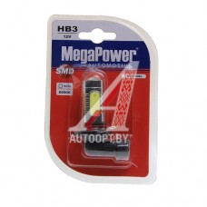Лампа светодиодная 12V HB3 P20d 6000K 5 светодиодов блистер (1шт.) MEGAPOWER — 80584бл