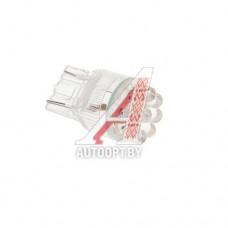 Лампа светодиодная 24V W21W W3x16d бесцокольная 9 светодиодов Yellow MEGAPOWER — 20381SY-24