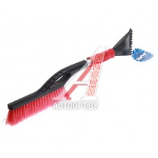Щетка со скребком 60см черно-красная MEGAPOWER — M-71027RD