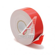 Скотч двухсторонний 30ммх5м красный профессиональный PRO MEGAPOWER — ET-305PRO