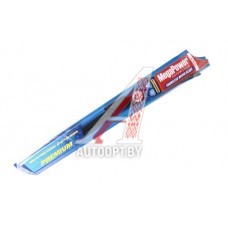 Щетка стеклоочистителя 600мм беcкаркасная (универсальный адаптер) Premium All Seasons MEGAPOWE — M-76024