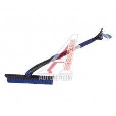 Щетка со скребком телескопическая 94-128см черно-синяя MEGAPOWER — M-71021BL