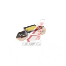 Лампа светодиодная 12V C10W SV8.5-8 31мм 6000K двухцокольная MEGAPOWER — 85202W
