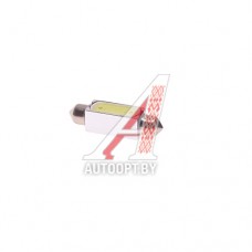 Лампа светодиодная 12V C10W SV8.5-8 41мм 6000K двухцокольная MEGAPOWER — 85205W