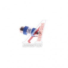 Лампа светодиодная 12V C10W SV8.5-8 31мм двухцокольная 4 светодиода Blue MEGAPOWER — 85151B