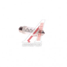 Лампа светодиодная 12V C10W SV8.5-8 39мм 6000K двухцокольная 6 светодиодов MEGAPOWER — 85154W
