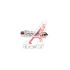 Лампа светодиодная 12V C10W SV8.5-8 41мм 6000K двухцокольная 8 светодиодов MEGAPOWER — 85155W