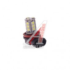 Лампа светодиодная 12V H8 PGJ19-1 6000K 18 светодиодов MEGAPOWER — 80561