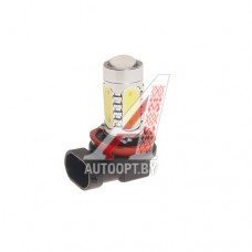 Лампа светодиодная 12V H8 PGJ19-1 6000K 5 светодиодов MEGAPOWER — 80564
