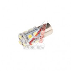 Лампа светодиодная 12V P21W BA15s 6000K 13 светодиодов MEGAPOWER — 56275W