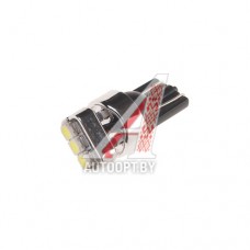 Лампа светодиодная 12V W5W T10W W2.1x9.5d 6000K бесцокольная 3 LED MEGAPOWER — 10111W