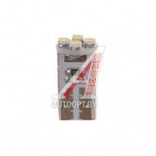 Лампа светодиодная 12V W5W T10W W2.1x9.5d 6000K бесцокольная 4 LED MEGAPOWER — 10513W