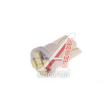 Лампа светодиодная 12V W5W T10W W2.1x9.5d 6000K бесцокольная 6 LED MEGAPOWER — 10511W