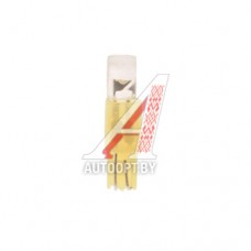 Лампа светодиодная 12V T5 W2x4.6d бесцокольная желтый MEGAPOWER — 50112Y