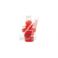 Лампа светодиодная 12V T5 W2x4.6d бесцокольная красный MEGAPOWER — 50212R