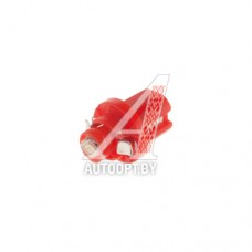 Лампа светодиодная 12V T5 W2x4.6d бесцокольная красный MEGAPOWER — 50213R