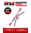 Щетка стеклоочистителя 650мм,26" (бескаркасная) "RedMark"  RM00426